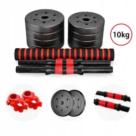 regulowane-hantle-do-cwiczen-w-domu-zestaw-hantli-10-kg-bitumiczne-ciezarki