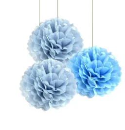 pompon-pompony-z-bibuly-kula-25-cm-niebieski