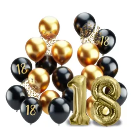 balony-zestaw-cyfry-18-lat-konfetti-czarne-zlote