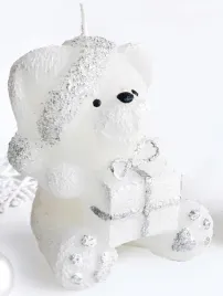 swieca-teddy-figurka-8x15cm-parafinowa-biala