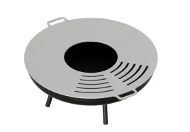 palenisko-ogrodowe-stalowe-grill-360-vulcanos-s-dwie-plyty-grillowe