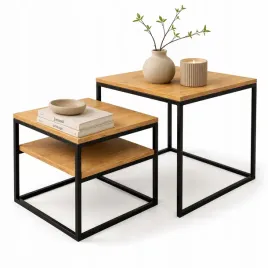 zestaw-stolikow-kawowych-2w1-60x60-50x50-z-polka-industrial-dab-craft-zloty
