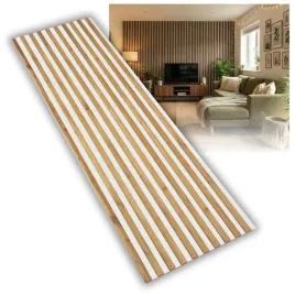 lamele-scienne-na-bialej-plycie-275x58cm-panel-dekoracyjny-dab-naturalny