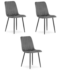 krzesla-lava-ciemnoszare-aksamitne-zestaw-3-szt