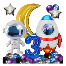 balony-na-urodziny-3-latka-kosmos-rakieta-astronauta