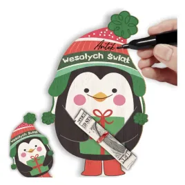 bon-prezent-upominek-swiateczny-kartka-na-pieniadze-voucher-pingwinek