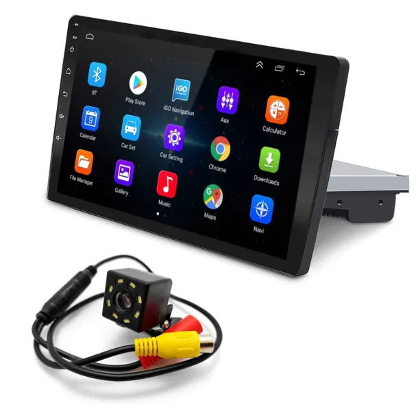 Radio 1DIN 9'' Android GPS Kamera 2/32 GB BT WIFI
