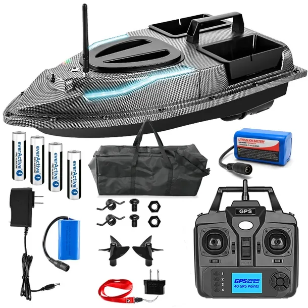 Łódka Zanętowa Flytec V900 GPS 2 Akumulatory 500m Samopowrót Torba GRATIS