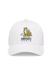 kenzo-dziecieca-biala-czapka-z-daszkiem-z-logowaniem-i-regulacja-52-i3a