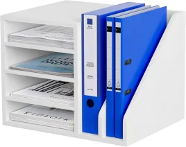organizer-na-biurko-a4-6-przegrod-drewniany-bialy