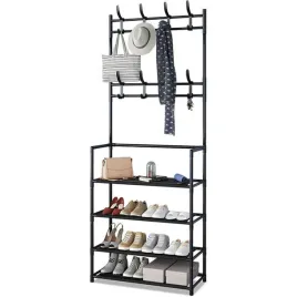 wieszak-stojacy-loft-czarny-z-4-polkami-organizer-do-przedpokoju-158-cm