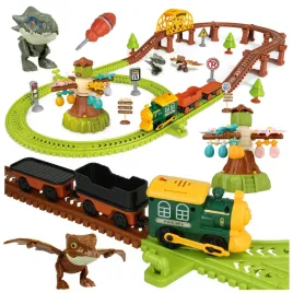 elektryczna-kolejka-pociag-tory-wagony-ciuchcia-dino-park-karuzela-dinozaur