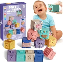 miekkie-klocki-sensoryczne-kreatywne-zwierzatka-12szt-dla-niemowlat-gryzaki