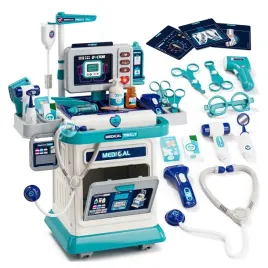 zestaw-malego-lekarza-doktor-wozek-ekg-interaktywny-dla-dzieci-xxl-37-el