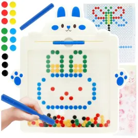 tablica-magnetyczna-krolik-board-mozaika-montessori-ukladanka-krazki-magpad