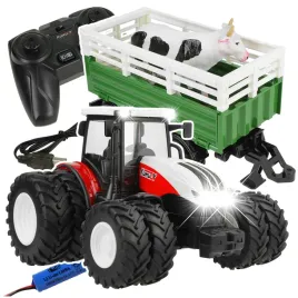 traktor-zdalnie-sterowany-z-przyczepa-z-krowa-ciagnik-na-pilot-rc-41cm-led