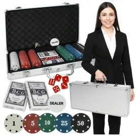zestaw-do-pokera-karty-do-gry-300-zetonow-2-talie-kart-kostki-walizka