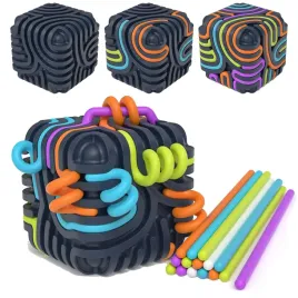 kostka-sensoryczna-edukacyjna-3d-labirynt-zestaw-15-patyczkow-silikonowych