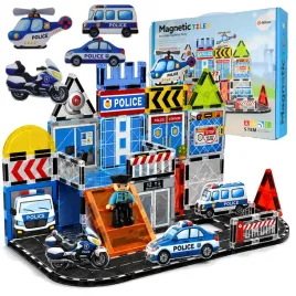 klocki-magnetyczne-konstrukcyjne-3d-dla-dzieci-duze-panele-policja-44-el