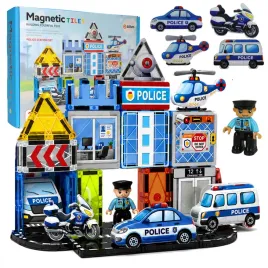 klocki-magnetyczne-konstrukcyjne-3d-dla-dzieci-duze-panele-policja-34-el
