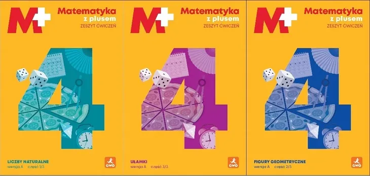 ZESTAW Matematyka z plusem 4 GWO Ćwiczenie A 1-3