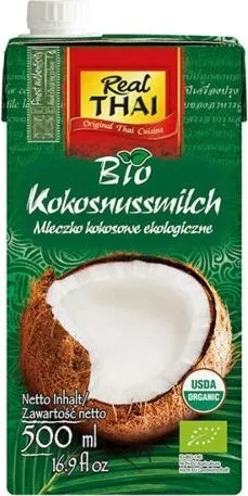 Mleczko Kokosowe Bio 500 ml Real Thai 85% kokosa