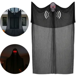 dekoracje-halloween-kotara-zaslona-na-halloween-maska-przerazliwe-dzwieki