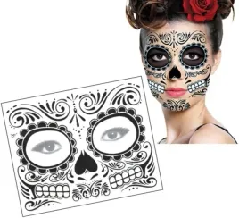 tatuaz-tymczasowy-zmywalny-naklejki-na-twarz-halloween-makijaz-szkielet