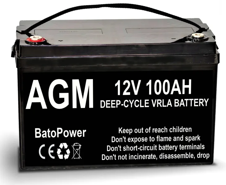 AKUMULATOR AGM 12V 100AH BEZOBSŁUGOWY DO ŁODZI PONTONU KAMPERA WÓZKA UPS