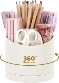 organizer-na-biurko-obrotowy-360-7-przegrod-bialy