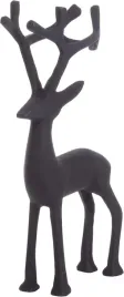 figurka-renifera-dekoracyjnego-24-cm-z-metalu-czarna-rzezba-swiateczna