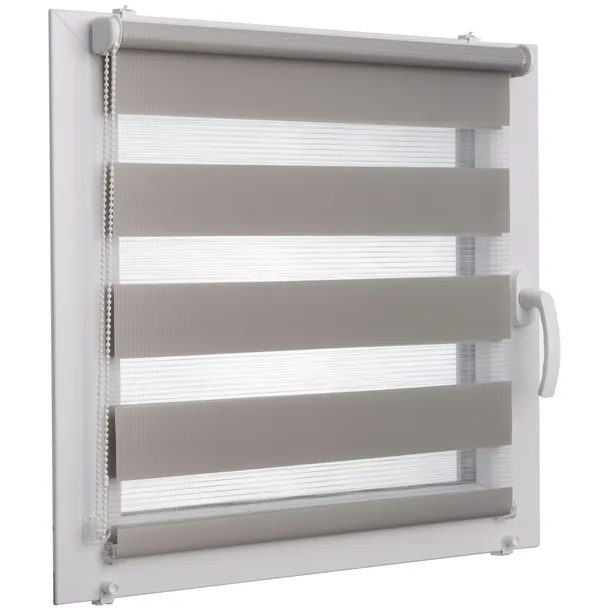 Roleta Dzień Noc 42x150 cm Rolety Wewnętrzne na Wymiar Voppi PREMIUM Kolory