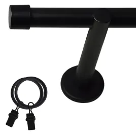 karnisz-pojedynczy-loft-200cm-19mm-wybor-zakonczen-ciche-kolka-czarny-bialy