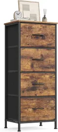 komoda-4-szuflady-z-tkanin-30x396x952cm-rustykalny-braz-i-czarny-atrament