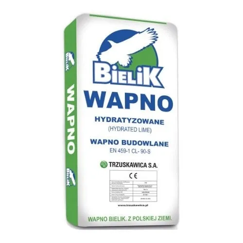 WAPNO BUDOWLANE hydratyzowane SUPERBIAŁE idealne do tynków 25kg