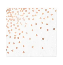 serwetki-biale-w-groszki-rose-gold-20-szt