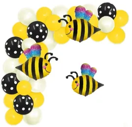 balony-zestaw-dekoracji-na-urodziny-pszczolka