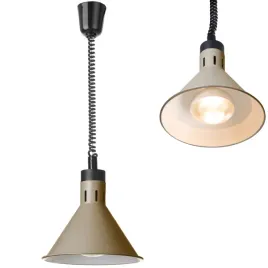 lampa-do-podgrzewania-potraw-wiszaca-stozkowa-sr-275-mm-250-w-bezowa