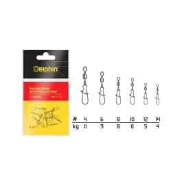 delphin-kretlik-z-agrafka-rolling-swivel-snapor