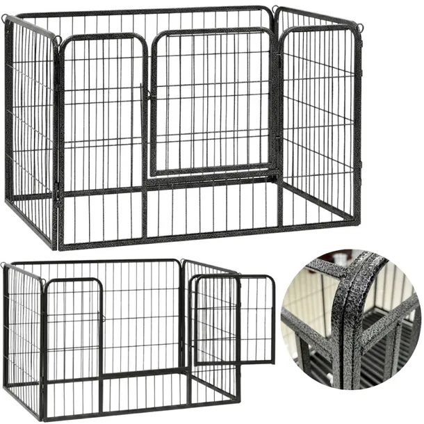 KOJEC DLA PSA KOTA KRÓLIKA 4 PANELI 80x50CM KLATKA ZWIERZĄT ZAGRODA WYBIEG