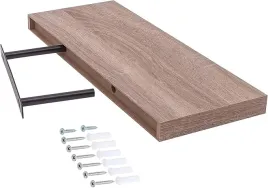 regal-scienny-polka-na-ksiazki-regal-wiszacy-na-plyty-drewno-100-cm-dab