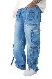 boohooman-meskie-jeansy-luzne-niebieskie-z-kieszeniami-i-paskami-36-z3a