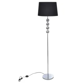 lampa-podlogowa-nowoczesna-4-kulki-abazur-380mm-czarno-chromowa