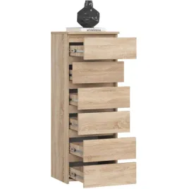 komoda-szafka-40-cm-cl6-6-szuflad-sonoma-akd-pak
