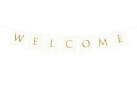 baner-girlanda-welcome-witamy-slub-wesele-biala