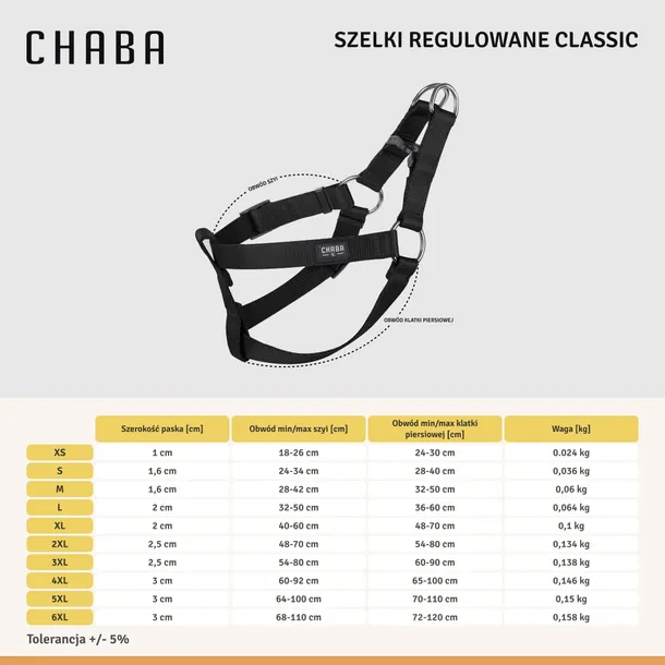 szelki-regulowane-classic-s-czarne-kod-producenta-s