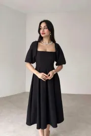 czarna-sukienka-elegancka-wesele-midi-z-bufiastymi-rekawami-i-plisami-s-5ga