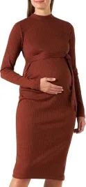 supermom-sukienka-ciazowa-brazowa-prazkowana-z-paskiem-xl-6fa