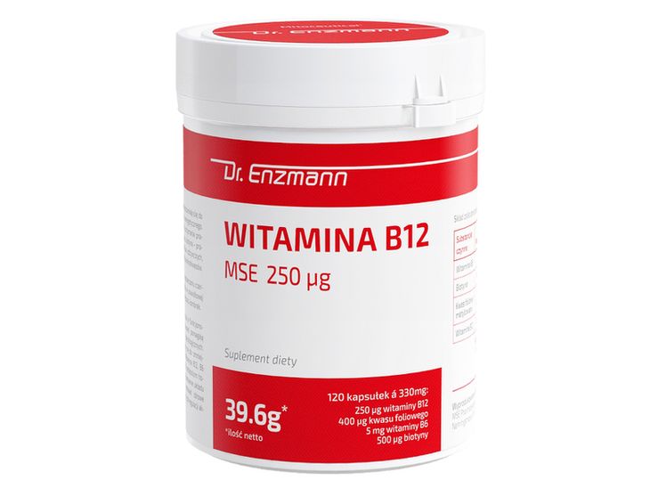 Enzmann Witamina B12 Mse Metylokobalamina 120 Tabl