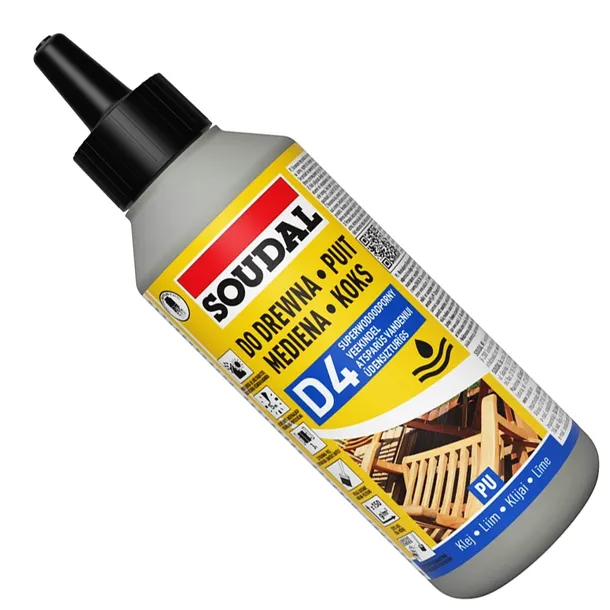 SUPERWODOODPORNY KLEJ DO DREWNA 66A SOUDAL 250 g